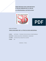 Linea de Tiempo - Precursores de La Psicología Moderna - PC1