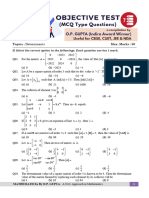 2 MCQ - Determinants