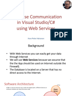 Database Communication Using Web Services