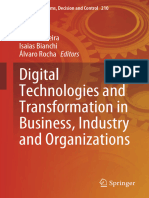 Digital Technologies and Transformation in Business, Industry and Organizations