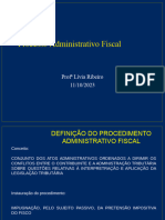 Aula 11-10 Processo Adm Fiscal