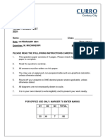 Grade 10 Term 1 Class Test