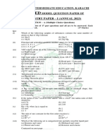 Revised Chemistry Paper-I