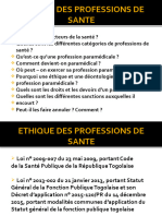 Ethique Des Professions de Sante