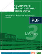 Módulo 3 - A Experiência Do Usuário Nos Serviços Públicos