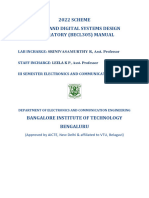 ADSD Lab (BECL305) - 2022 Scheme 1st Cycle Experiments RSM