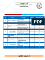 CS Model Exit Exam-1