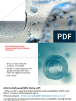 Antimicrobial Susceptibility Testing