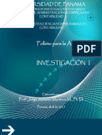 Folleto - Meteodologia de La Investigacion I - Prof. Jorge A. Martinez