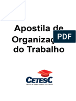 Apostila Organização Do Trabalho - Mineração 2023