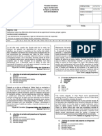 Prueba Tipos de Narrador 30 Preguntas