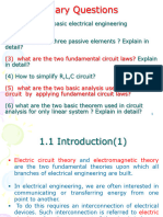 Exit Exam Tutarials For Fundamental of Electrical Engineering