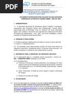 Documento Norteador de Incrição Guarda Mirim