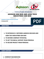 Introduction of JV Agisson and Azim Tech