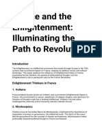 France and The Enlightenment: Illuminating The Path To Revolution