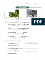 Bricks Reading 170 Nonfiction - L1 - Grammar Sheet