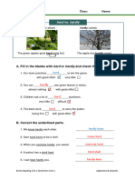 Bricks Reading 170 Nonfiction - L1 - Grammar Sheet - Answer Key