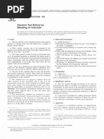 Standard Test Method For Bleeding of Concrete:, 1 Designation: C232/C232M - 20a