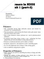 Polymers in NDDS