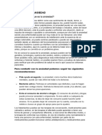 3) Tercer Video: ANSIEDAD ¿Ustedes Saben Que Es La Ansiedad?