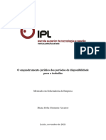 O Enquadramento Jurídico Dos Períodos de Disponibilidade para o Trabalho - Com - Correções - Formais