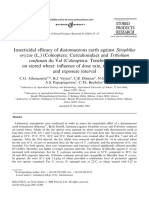 Athanassiou Et Al 2005-Insecticidal Efficacy of Diatomaceous Earth Against Sitophilus Oryzae