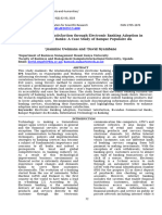 Exploring Customer Satisfaction Through Electronic Banking Adoption in Rwandan Commercial Banks A Case Study of Banque Populaire Du Rwanda