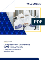 ValGenesis-White Papers-Compliance Assessment - Annex-11