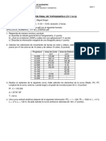 Examen Final de Topografía Ii