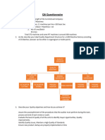 QA Questionnaire Claudia