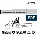 Manual de Seguridad Motosierra Sthil