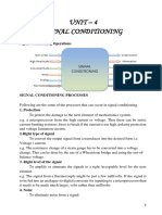 UNIT 4 - Signal Conditioning