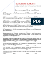 Aptitud y Razonamiento Matematico