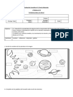 Prueba Ciencia Naturales Sistema Solar