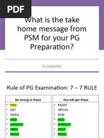 How To Plan For PG Exams