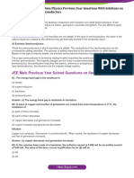 JEE Main Physics Previous Year Questions With Solutions On Semiconductors