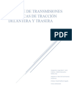 Informe de Transmisiones Mecánicas de Tracción Delantera y Trasera