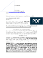 Derecho de Peticion Reiterativo San Pedro de Cartago