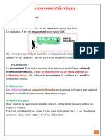 Le Mouvement Cours 3 1