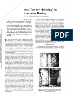 #The Exudation Test For "Bleeding" in Bituminous Roofing