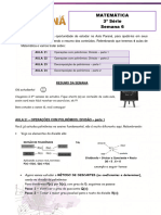 Matematica 3ano Trilha 6semana