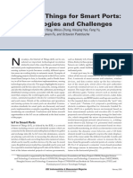 Internet of Things For Smart Ports: Technologies and Challenges