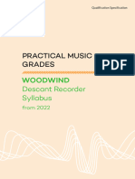 Woodwind 2022 Practical Syllabus (1 Descant Recorder) 20230911