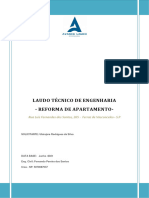 Laudo Técnico de Reforma Apartamento Ferraz de Vasconcelos Bira Assinado