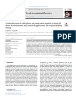 Using of SPME in Sample Preparation For Doping Analysis