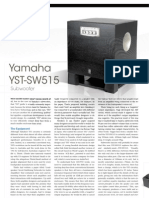 Yamaha YST SW515 Subwoofer Review Lo-Res