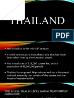 Comparative Police System. Thailand, Us, Uk