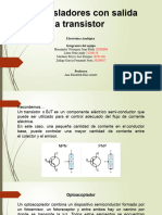 Optoaisladores Con Salida A Transistor