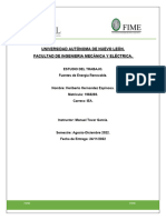 Estudio Del Trabajo-Fuentes de Energía Renovable