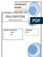 Project Report On Dna Computing: Information Technology For Managers